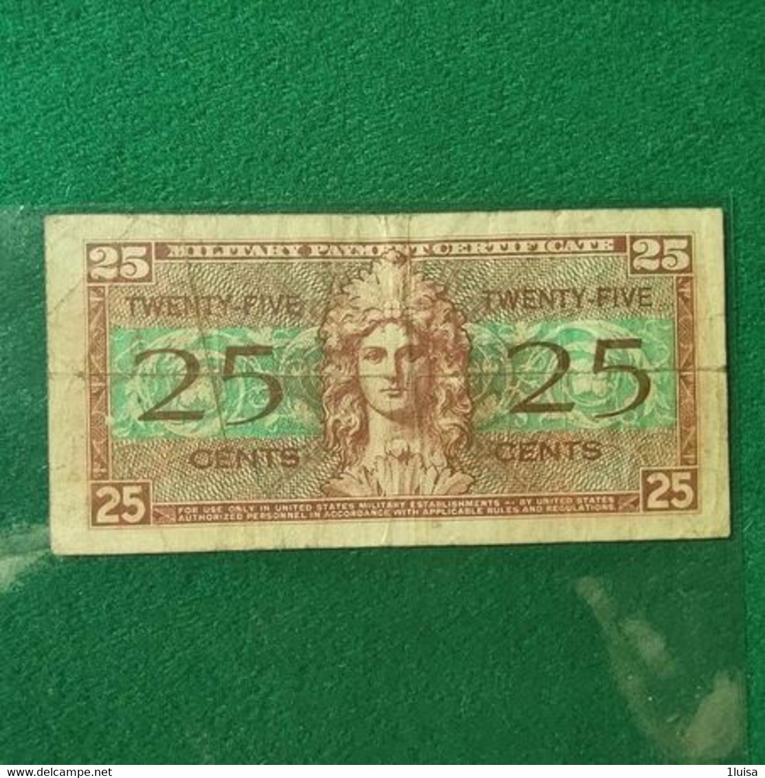 STATI UNITI 25 CENT - 1954-1958 - Reeksen 521