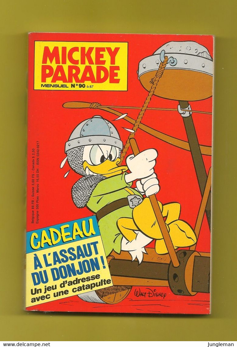 Mickey Parade N° 90 - Edité Par Edi-Monde / SNEF - Juin 1987 - Mickey Parade