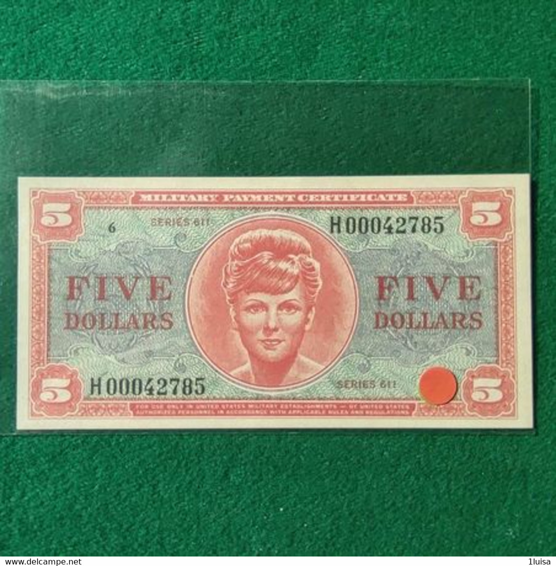 STATI UNITI 5 DOLLARS Copy - 1964-1969 - Reeksen 611