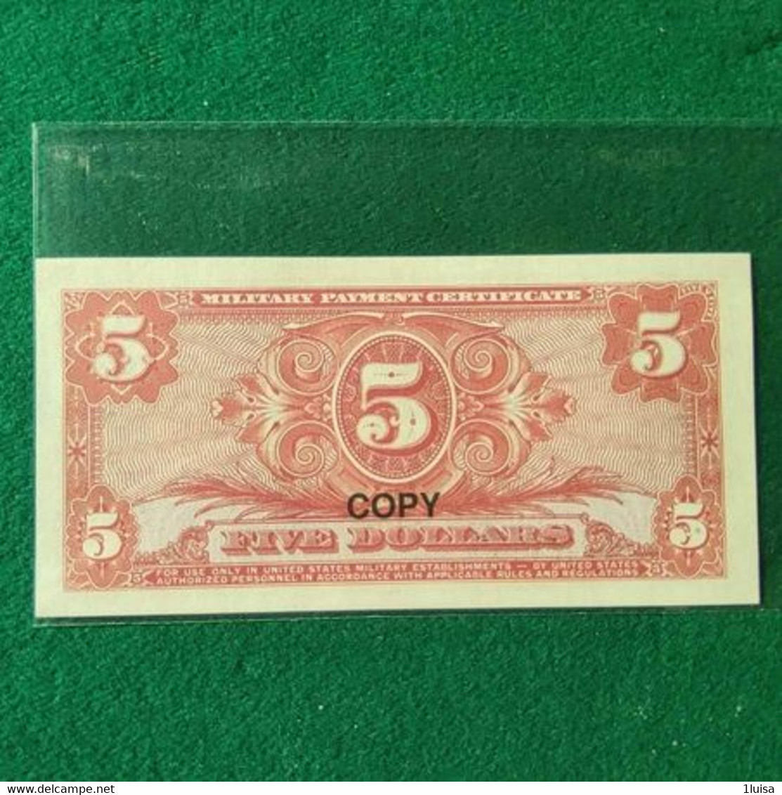 STATI UNITI 5 DOLLARS Copy - 1964-1969 - Reeksen 611