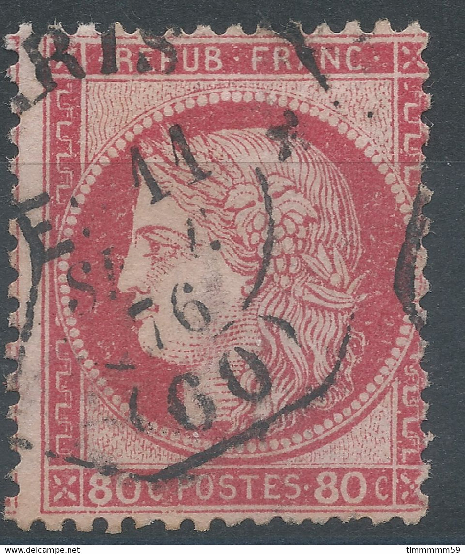 Lot N°63737    N°57, Oblitération Cachet à Date Octogonal De PARIS (60) E3 Du 11 Sept 1876, Indice 18 - 1871-1875 Ceres