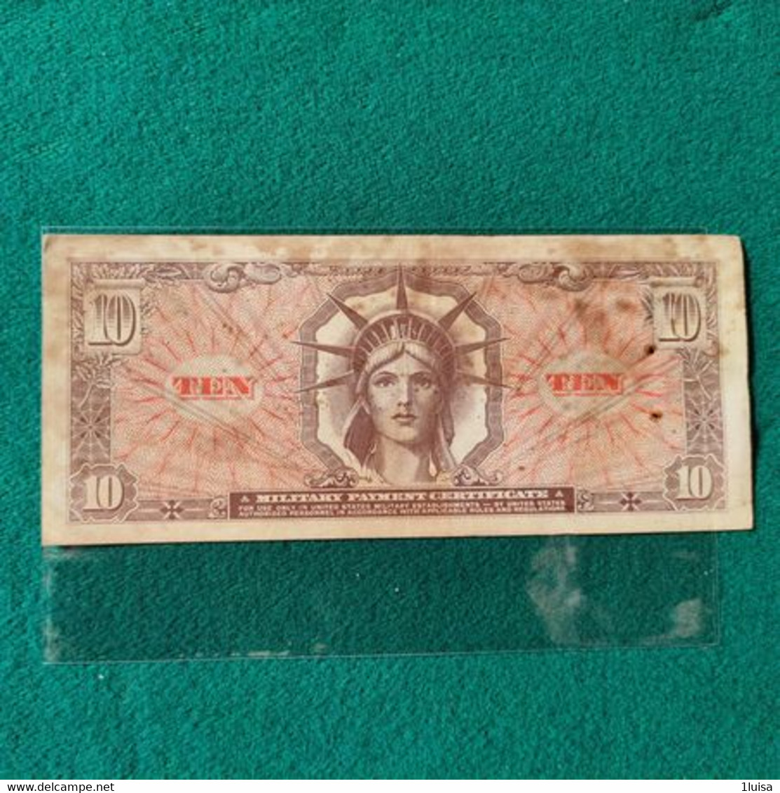 STATI UNITI 10 DOLLARS - 1965-1968 - Series 641