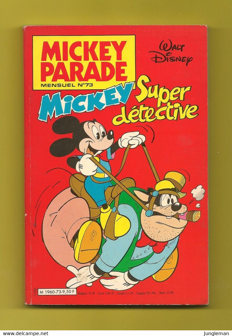 Mickey Parade N° 73 - Edité Par Edi-Monde / SNEF - Janvier 1986 - Mickey Parade
