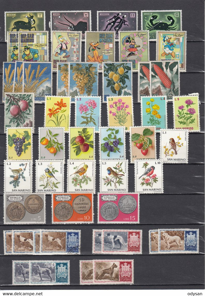 Lot 200 Timbres Saint-Marin - Verzamelingen & Reeksen