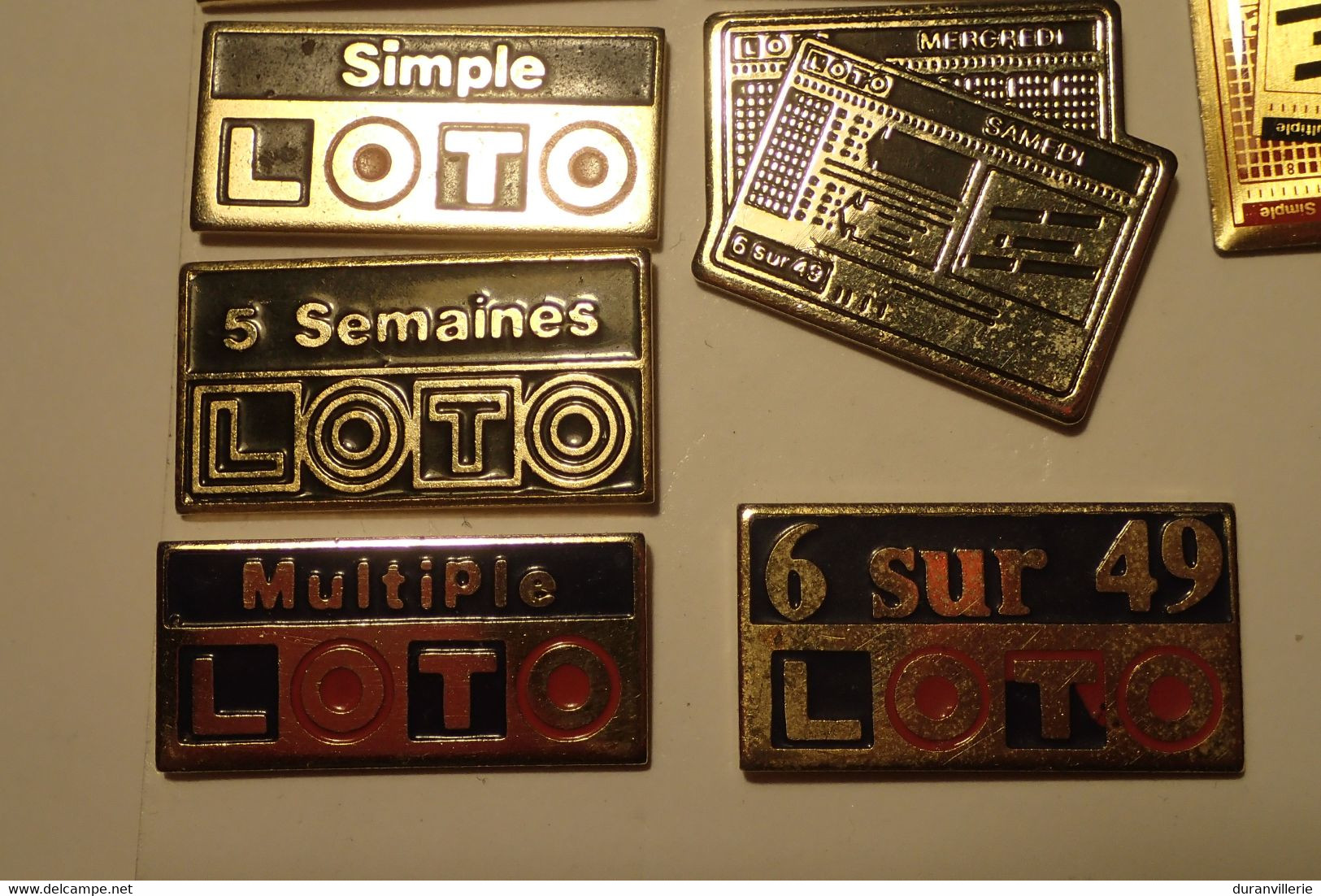 Lot 10 Pin's LOTO De La Française Des Jeux - Jeux