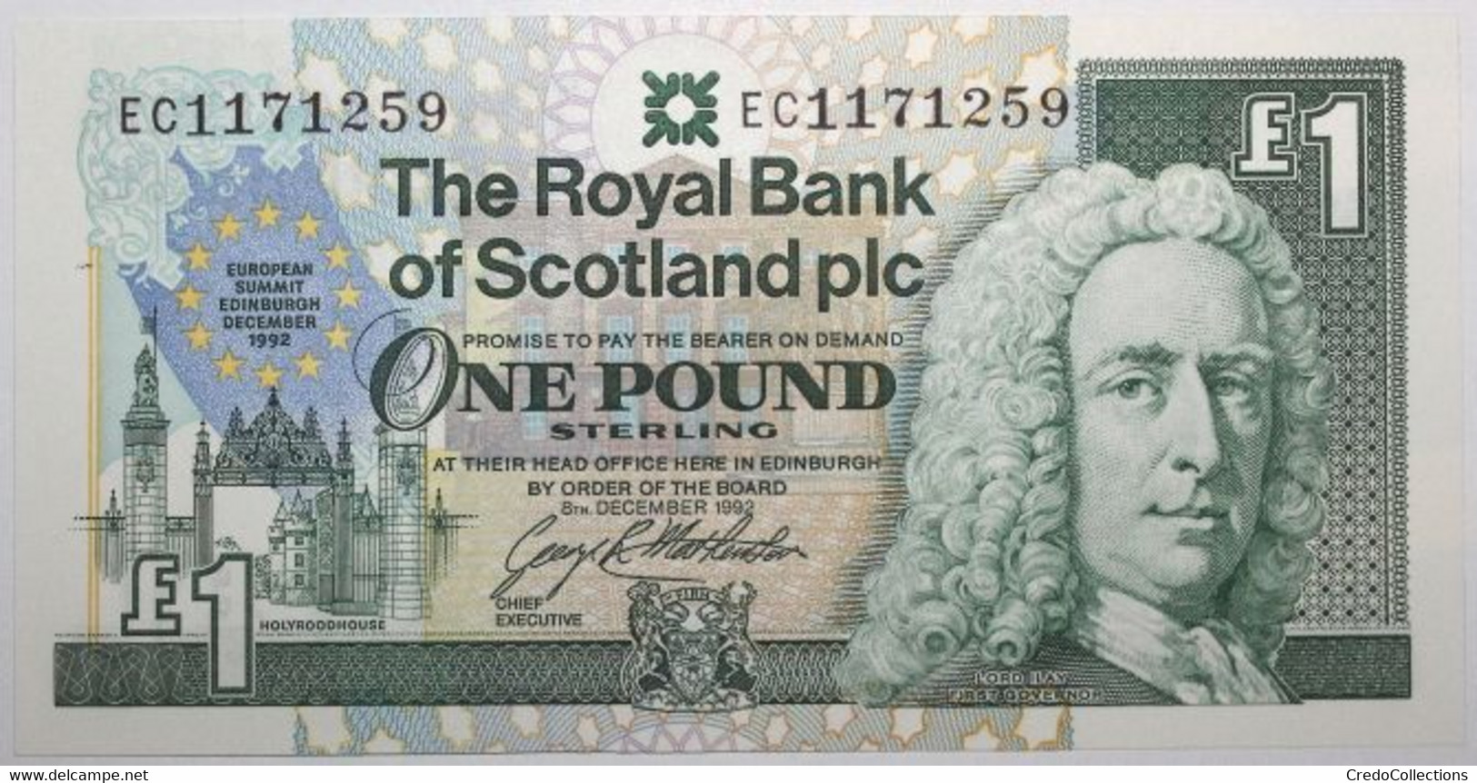 Écosse - 1 Pound - 1992 - PICK 356a - NEUF - 1 Pound