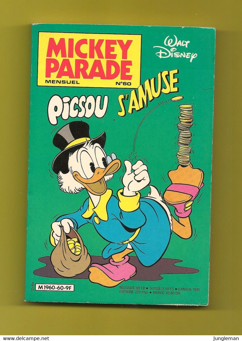 Mickey Parade N° 60 - Edité Par Edi-Monde / SNEF- Décembre 1984 - Mickey Parade