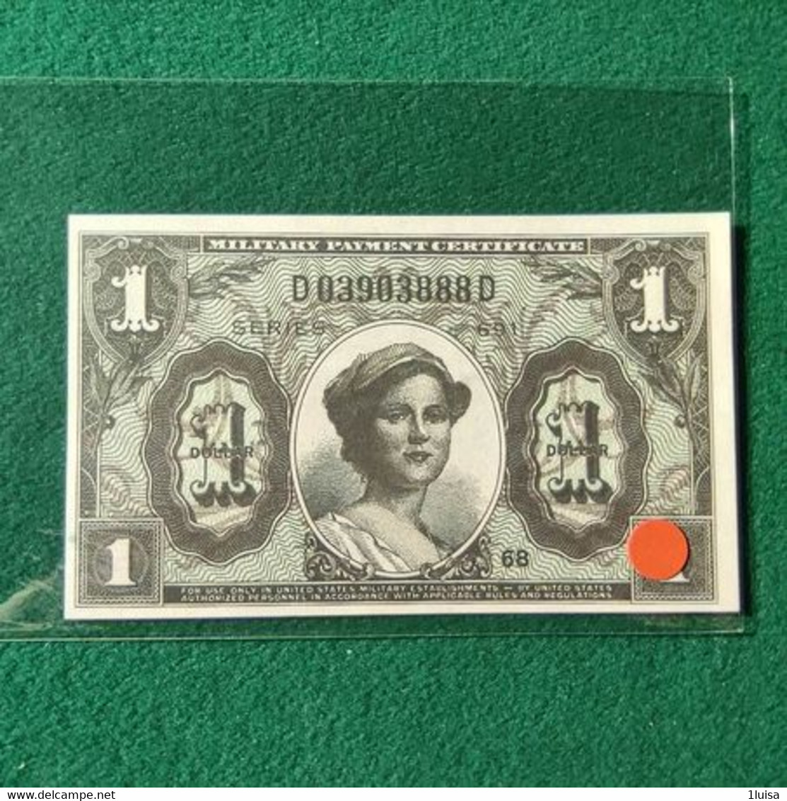 STATI UNITI 1 DOLLAR COPY - Series 691 (unissued)