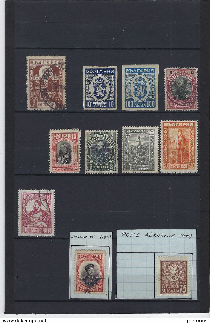 LOT VIEUX TIMBRES - BULGARIE - Other & Unclassified