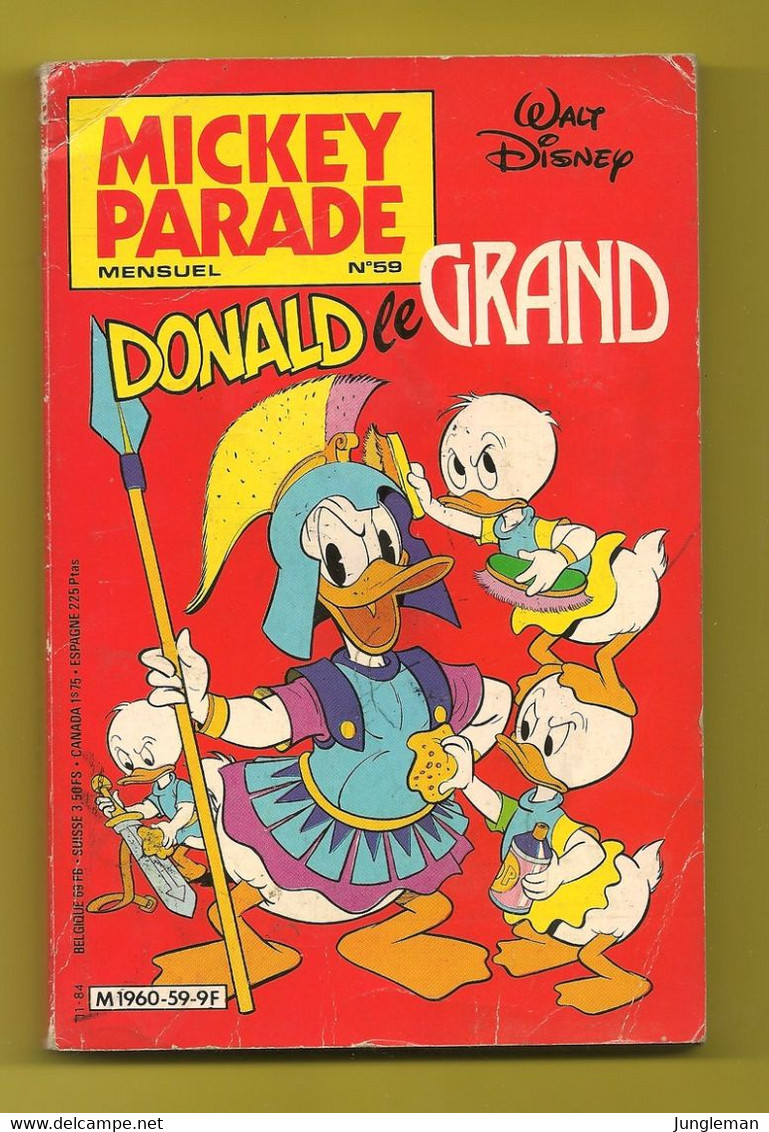 Mickey Parade N° 59 - Edité Par Edi-Monde / SNEF - Novembre 1984 - Mickey Parade