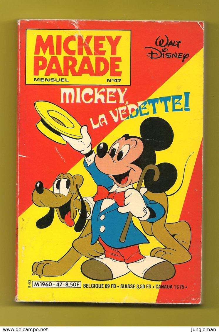 Mickey Parade N° 47 - Edité Par Edi-Monde / SNEF - Novembre 1983 - Mickey Parade