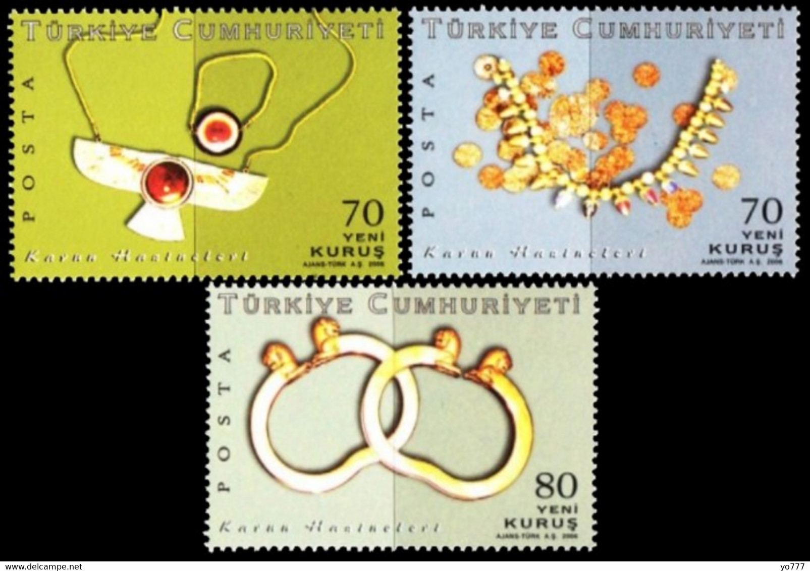 (3529-31) TURKEY KARUN IS TREASURE MNH** - Nuevos