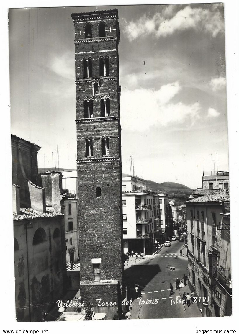 13.316 -  VELLETRI TORRE DEL TRIVIO ANIMATA AUTO CAR 1968 - Velletri