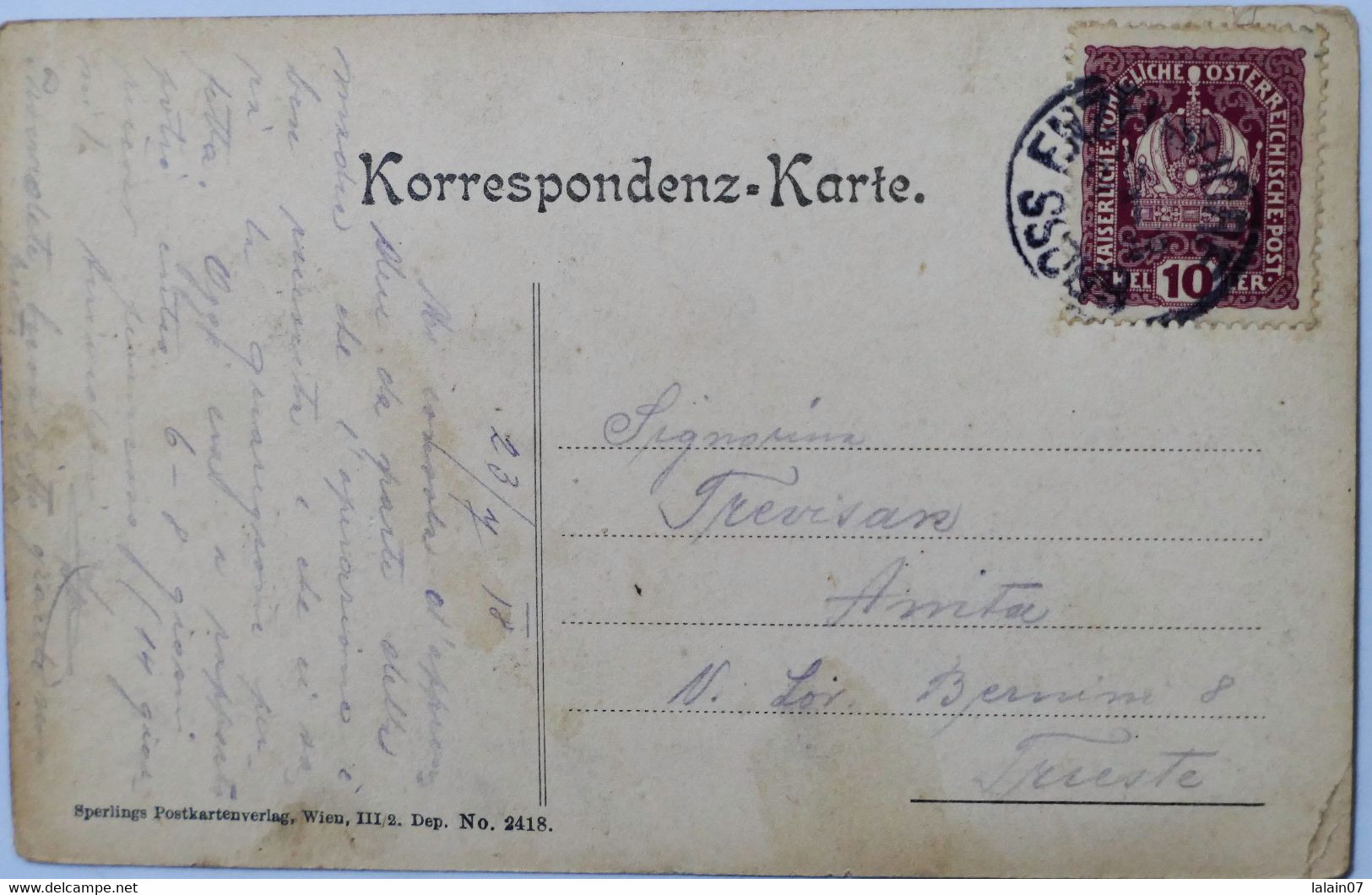 C. P. A. : Basse Autriche : Ganserndorf : GROSS ENZERSDORF Kaserne, Stamp In 1918 - Gänserndorf