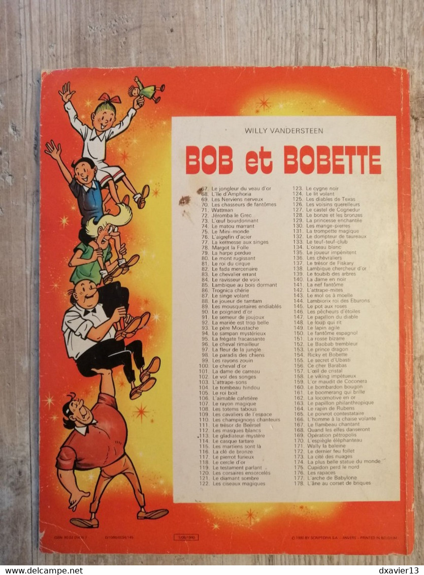 Bande Dessinée - Bob Et Bobette 178 - L'Ane A Corset De Briques (1980) - Bob Et Bobette