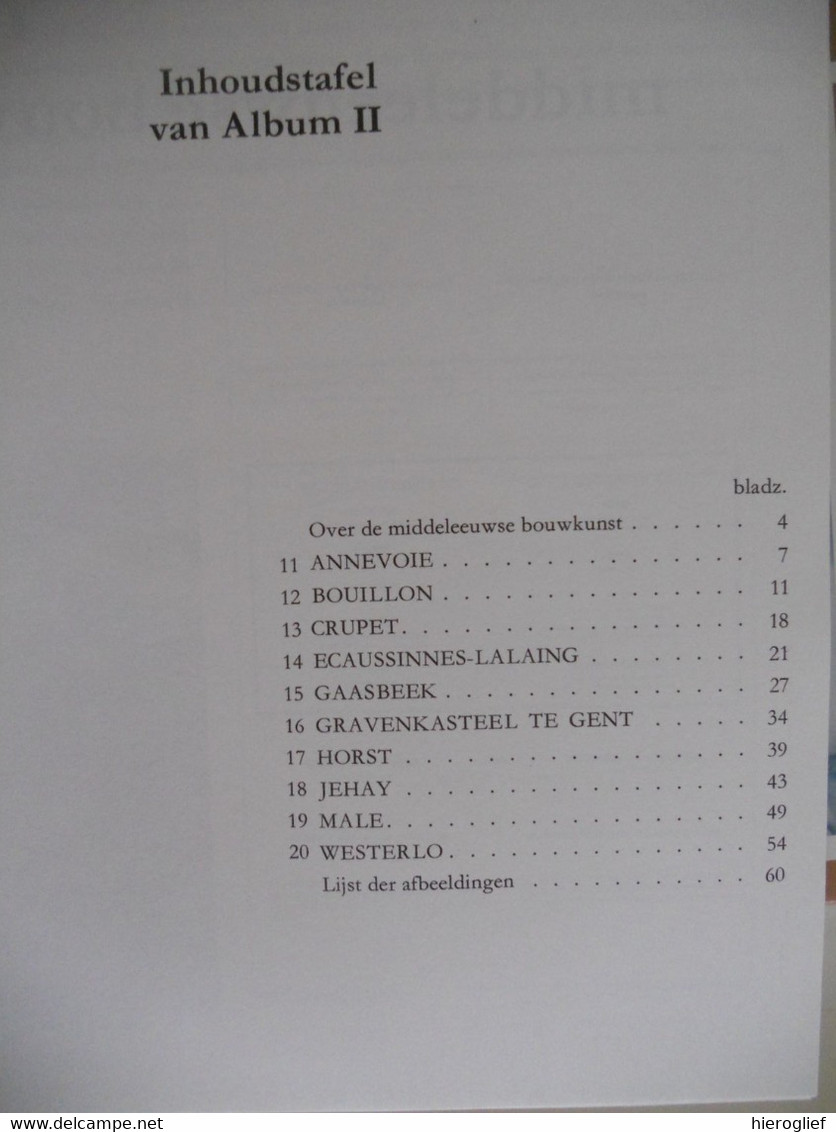 9 Albums Historia BURCHTEN EN KASTELEN Van BELGIË  Boeken 2 T.e.m. 10 Met Alle Chromo's - Artis Historia