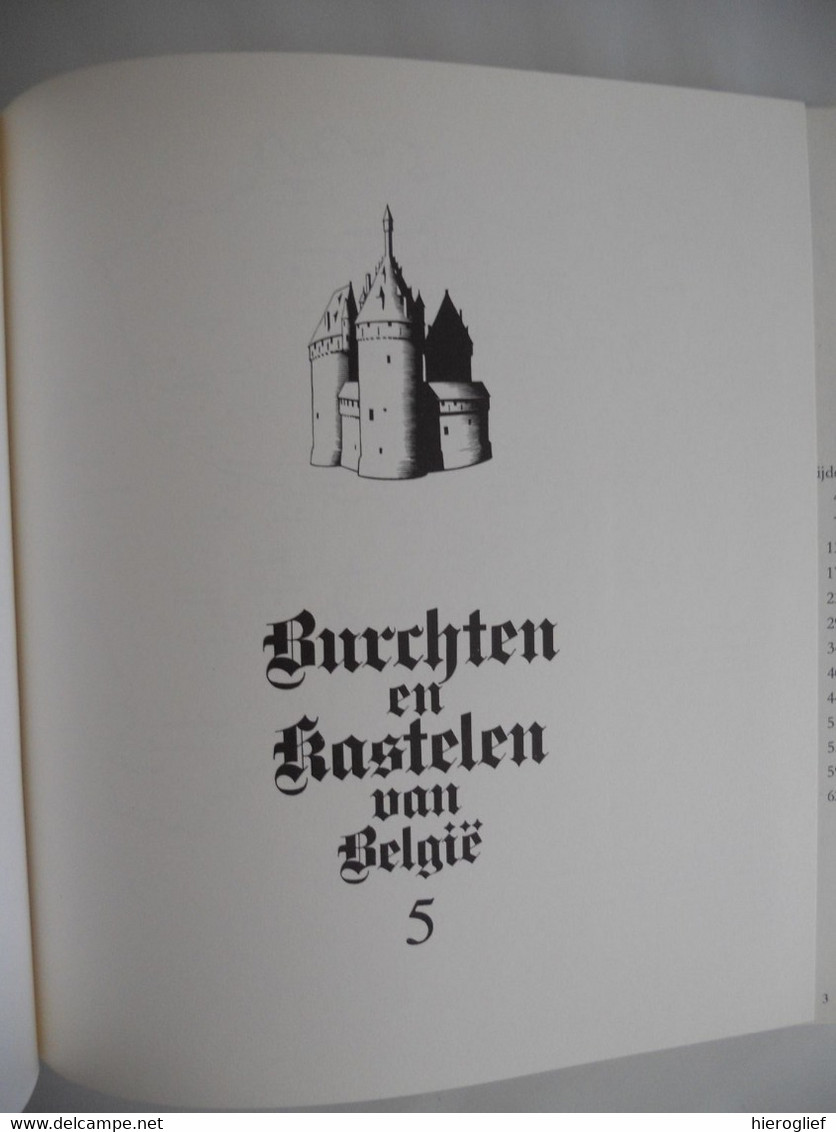 9 Albums historia BURCHTEN EN KASTELEN van BELGIË  boeken 2 t.e.m. 10 met alle chromo's