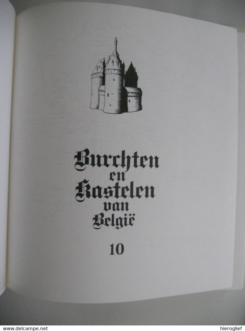 9 Albums historia BURCHTEN EN KASTELEN van BELGIË  boeken 2 t.e.m. 10 met alle chromo's