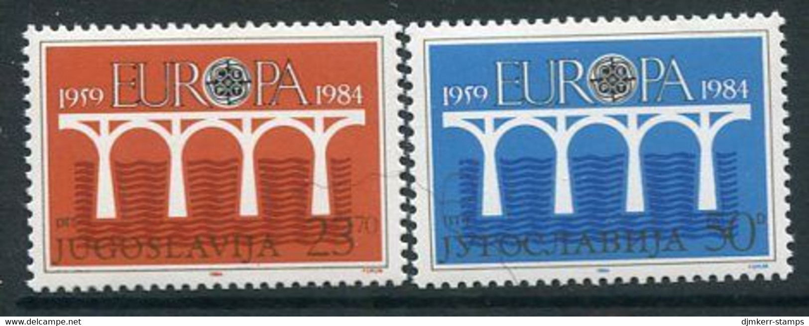 YUGOSLAVIA 1984  Europa: 25th Anniversary Of CEPT  MNH / **.  Michel 2046-47 - Ungebraucht