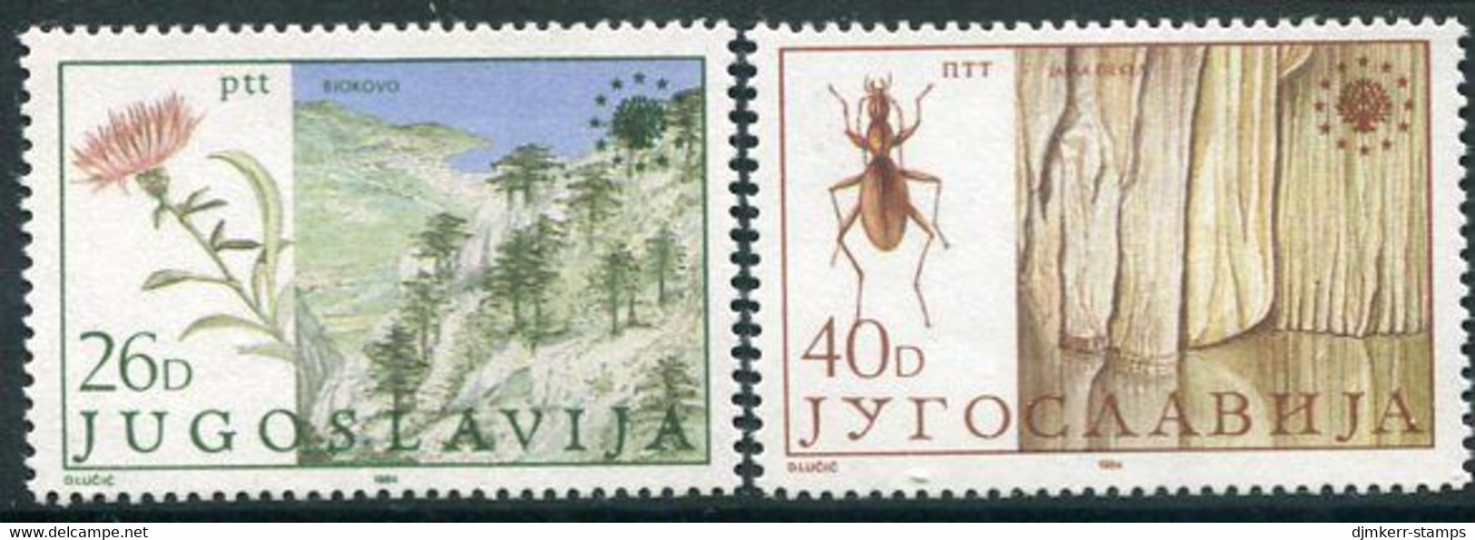 YUGOSLAVIA 1984  European Nature Protection  MNH / **.  Michel 2053-54 - Ongebruikt