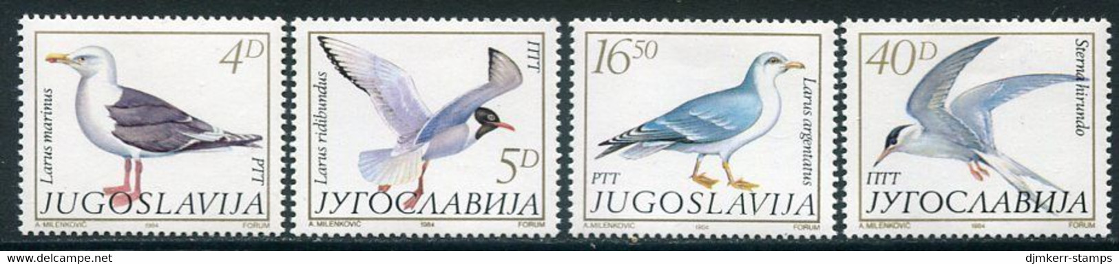 YUGOSLAVIA 1984 Gulls  MNH / **.  Michel 2055-58 - Unused Stamps