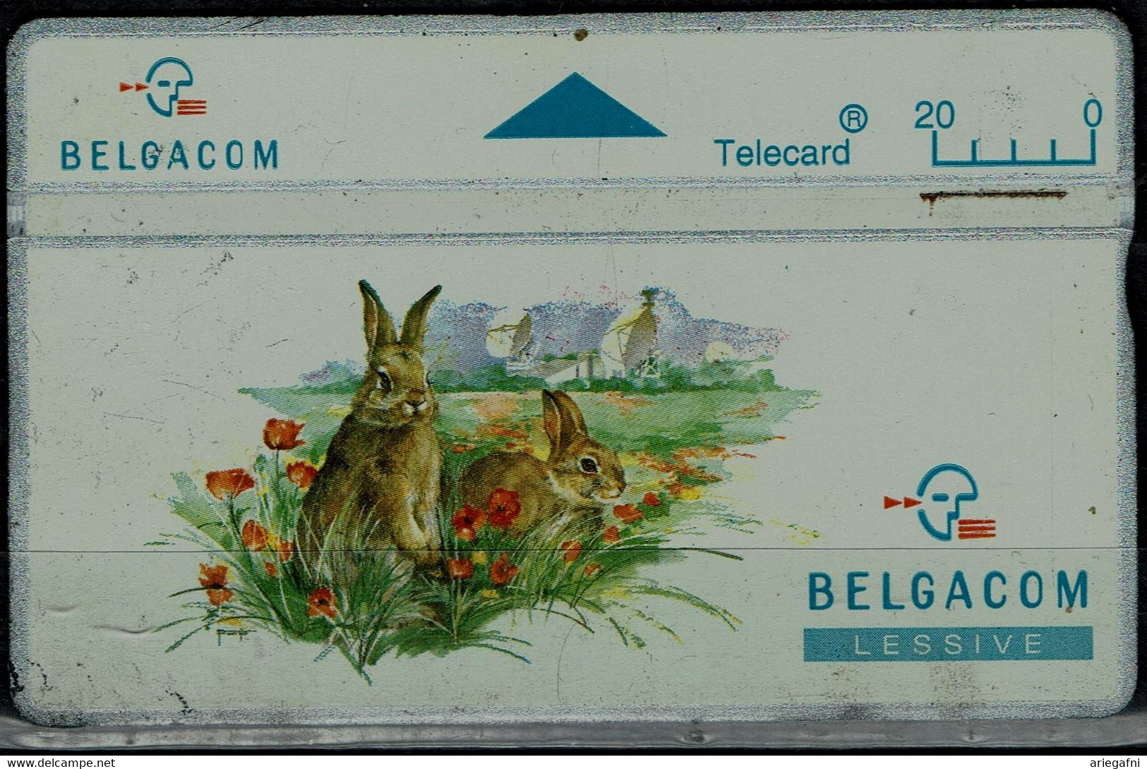 BELGIUM 1998 PHONECARD RABBITS USED VF!! - Conigli