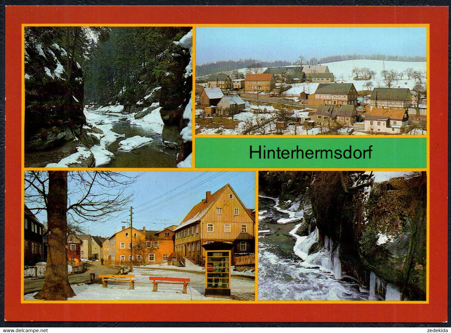 F2974 - TOP Hinterhermsdorf - Bild Und Heimat Reichenbach - Hinterhermsdorf