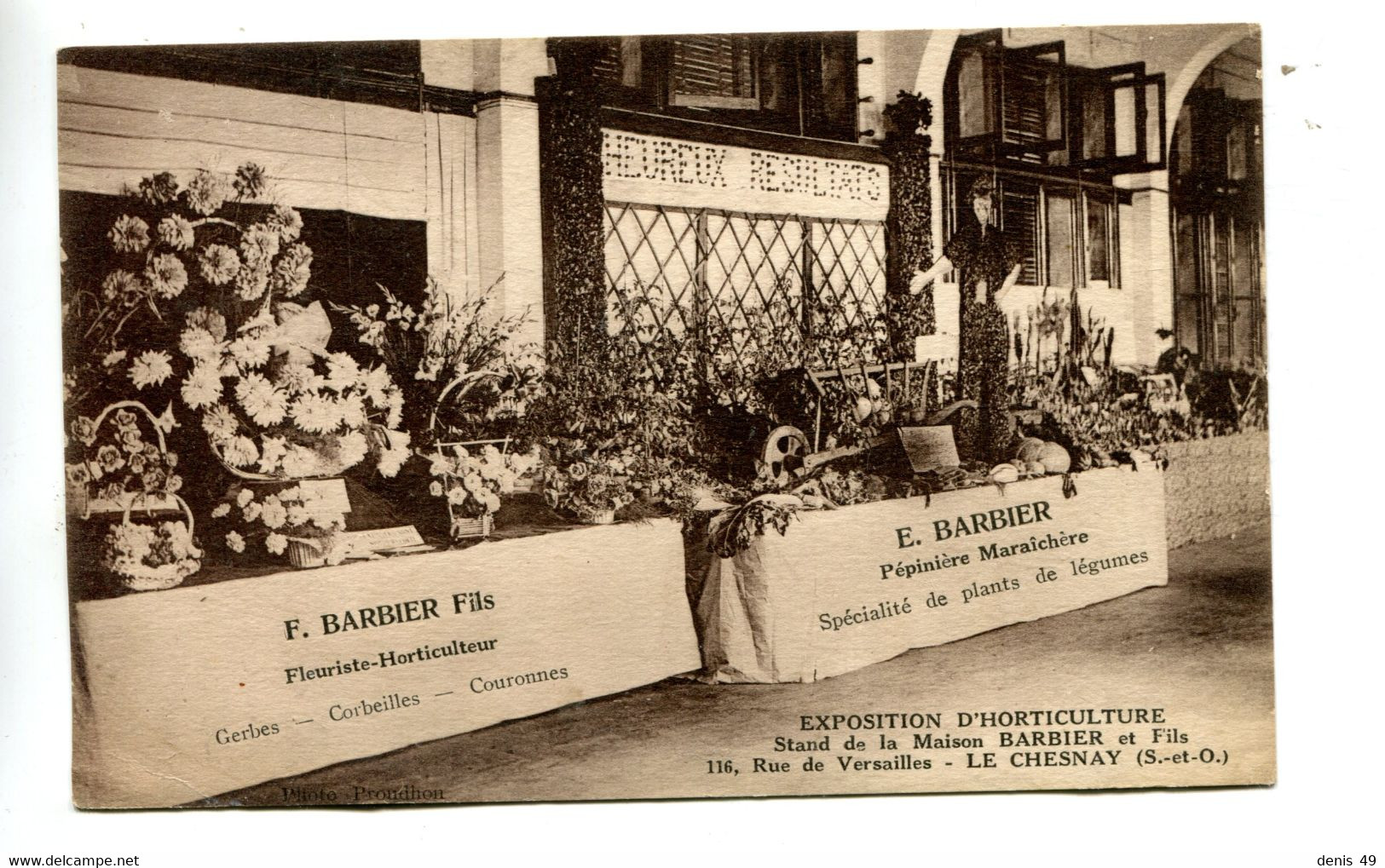 Le Chesnay Exposition D'horticulture Maison Barbier - Le Chesnay