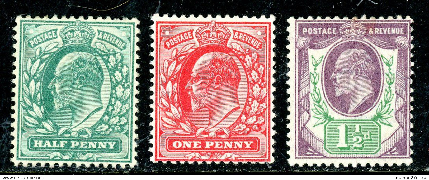 Great Britain MH 1902-11 - Unused Stamps