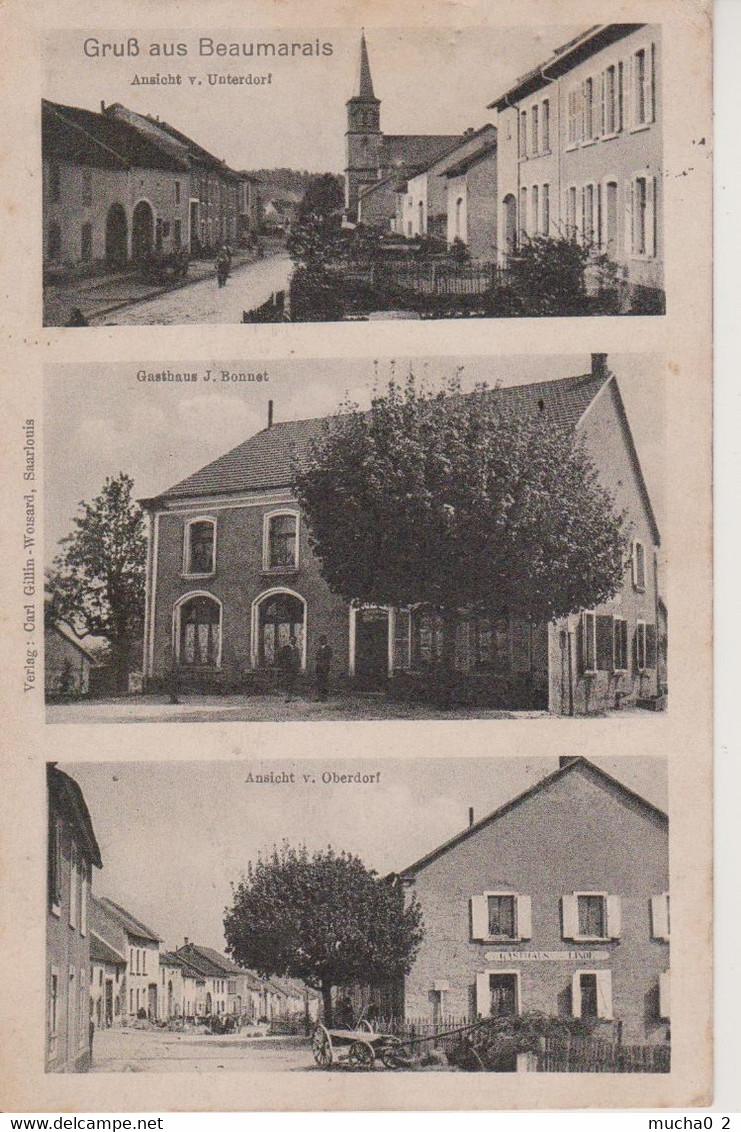 SAARLOUIS - BEAUMARAIS - DREI BLICK - GASTHAUS J. BONNET - Kreis Saarlouis