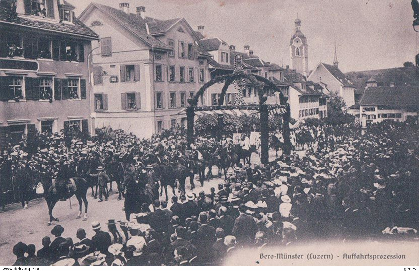 Beromünster LU, Auffahrtsprozession (2237) - Beromünster