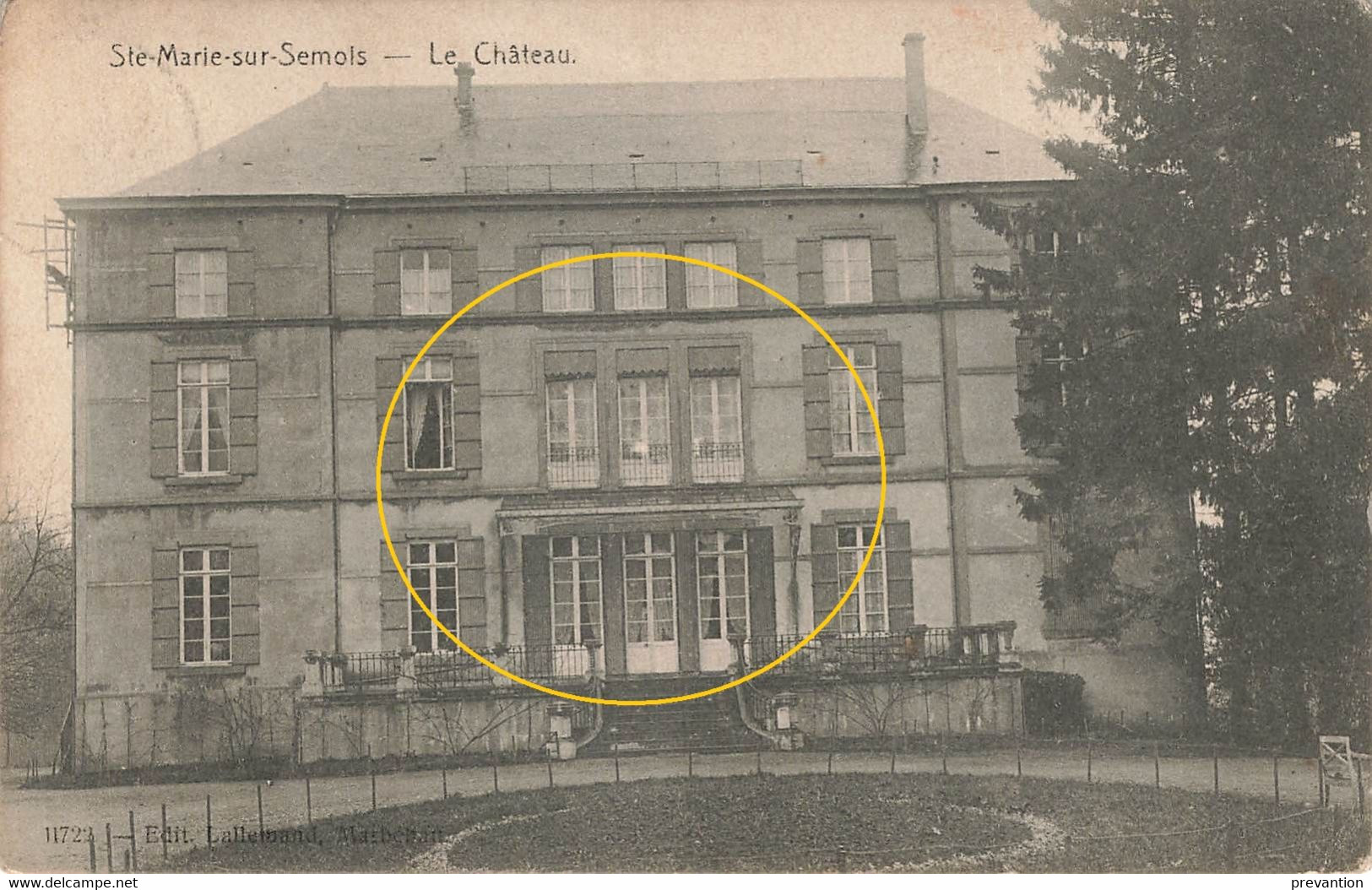 SAINTE MARIE Sur SEMOIS - Le Château - Carte Circulé En 1909 - Etalle