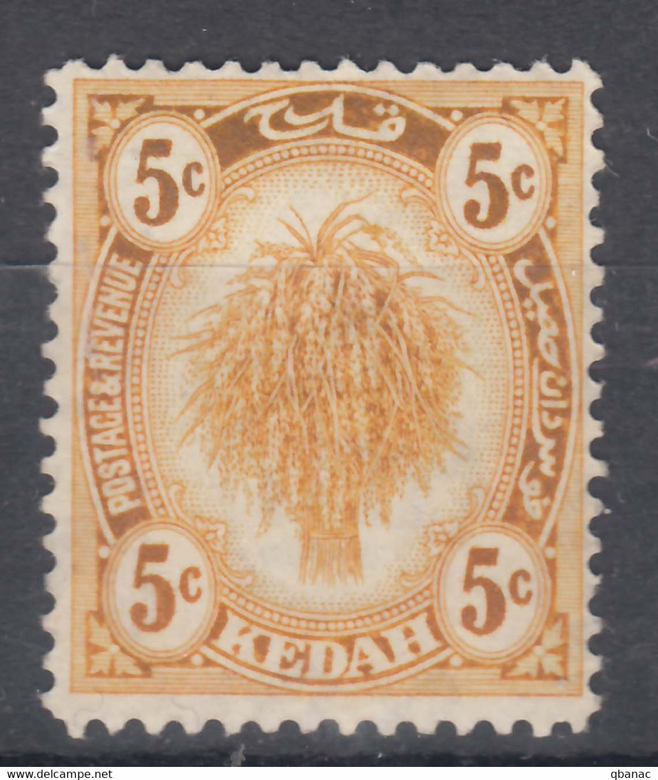 Kedah 1922 Mi#39 Mint Never Hinged - Kedah