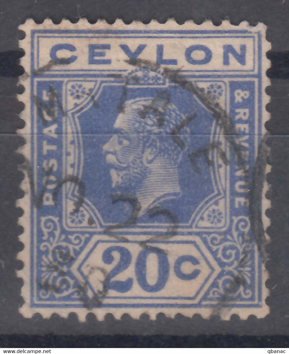 Ceylon (Sri Lanka) 1921 Mi#197 Used - Sri Lanka (Ceylan) (1948-...)