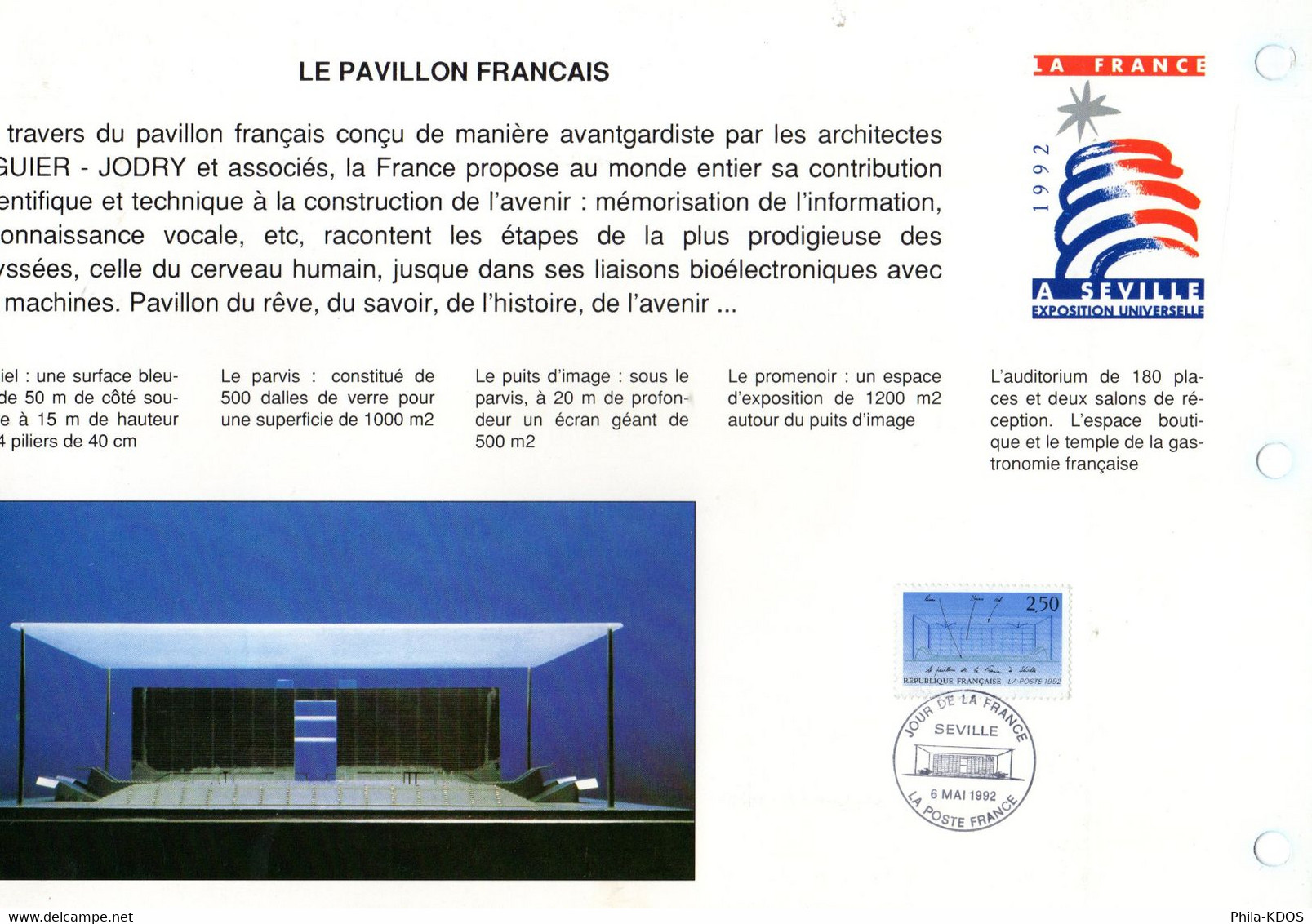 &#9989; " FEUILLET SPECIAL EXPO92 DE SEVILLE " Voir Les 4 Scans Parfait état ! - 1992 – Séville (Espagne)