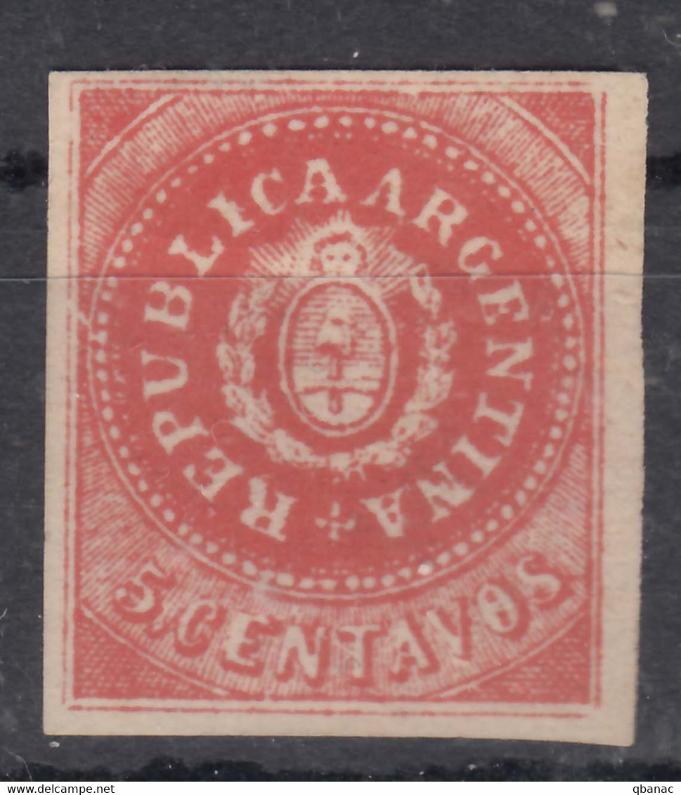 Argentina 1862 Mi#5 II MNG - Nuevos