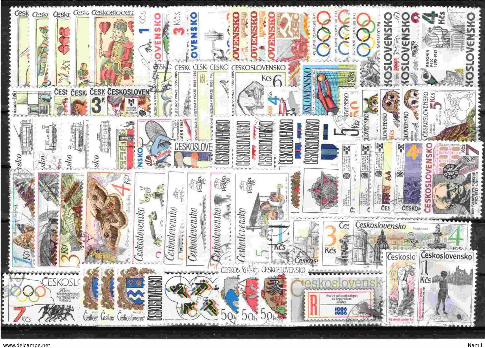 Tchécoslovaquie, Lot Avec Timbres Obliteré - Lots & Serien