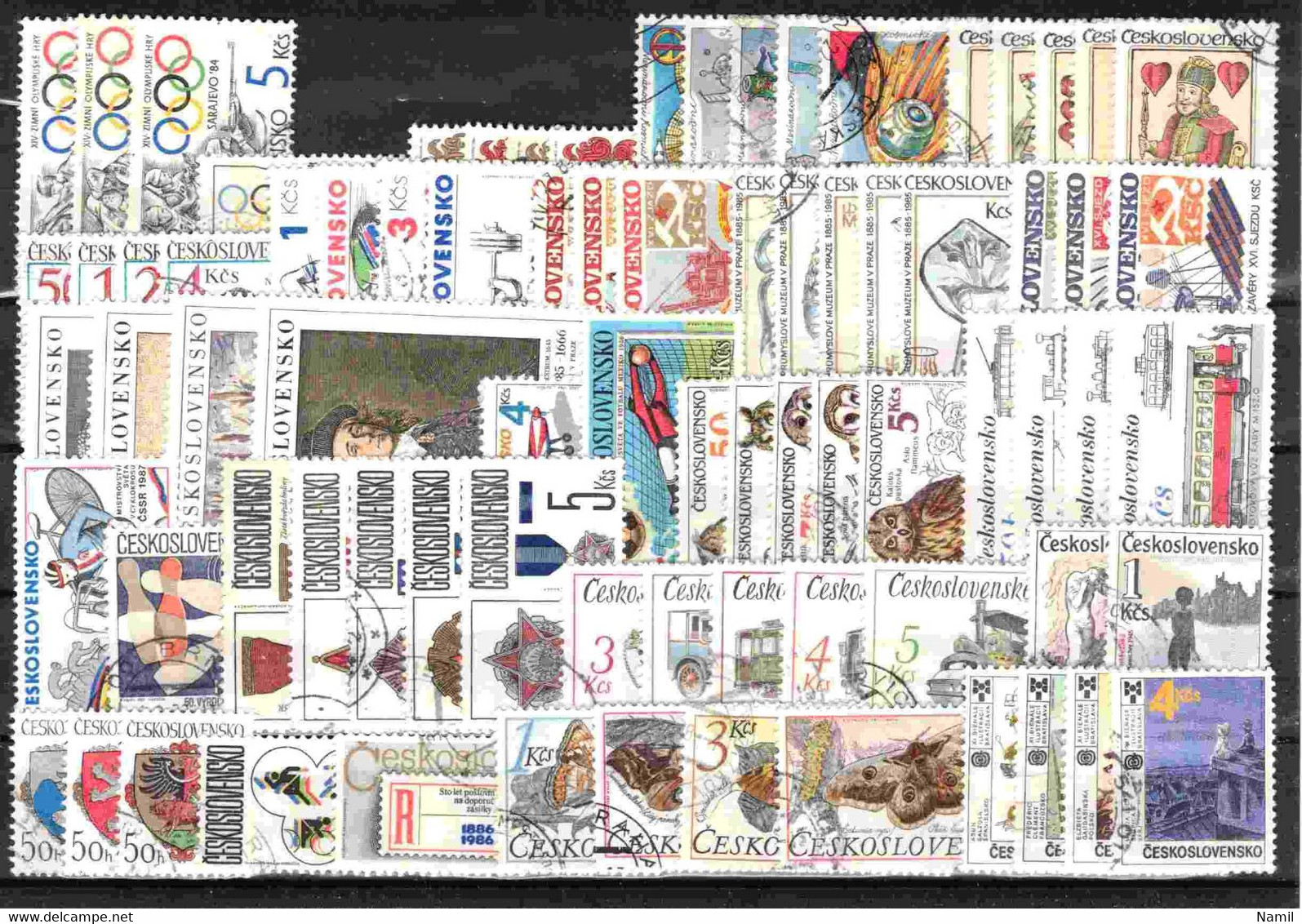 Tchécoslovaquie, Lot Avec Timbres Obliteré - Colecciones & Series