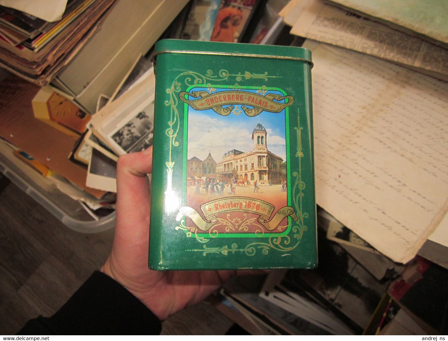 Old Tin Box Underberg Hof Lieferant Semper Idem Fur Den Magen Rheinberg A Niederrhein - Boxes