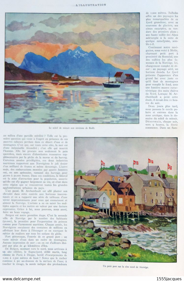 L'ILLUSTRATION N° 4545 12-04-1930 DOUMERGUE FRENCH HOEK TROMSÖ ACRIDIENS HALLES CENTRALES MUSÉE HERMÈS BOUFFÉMONT