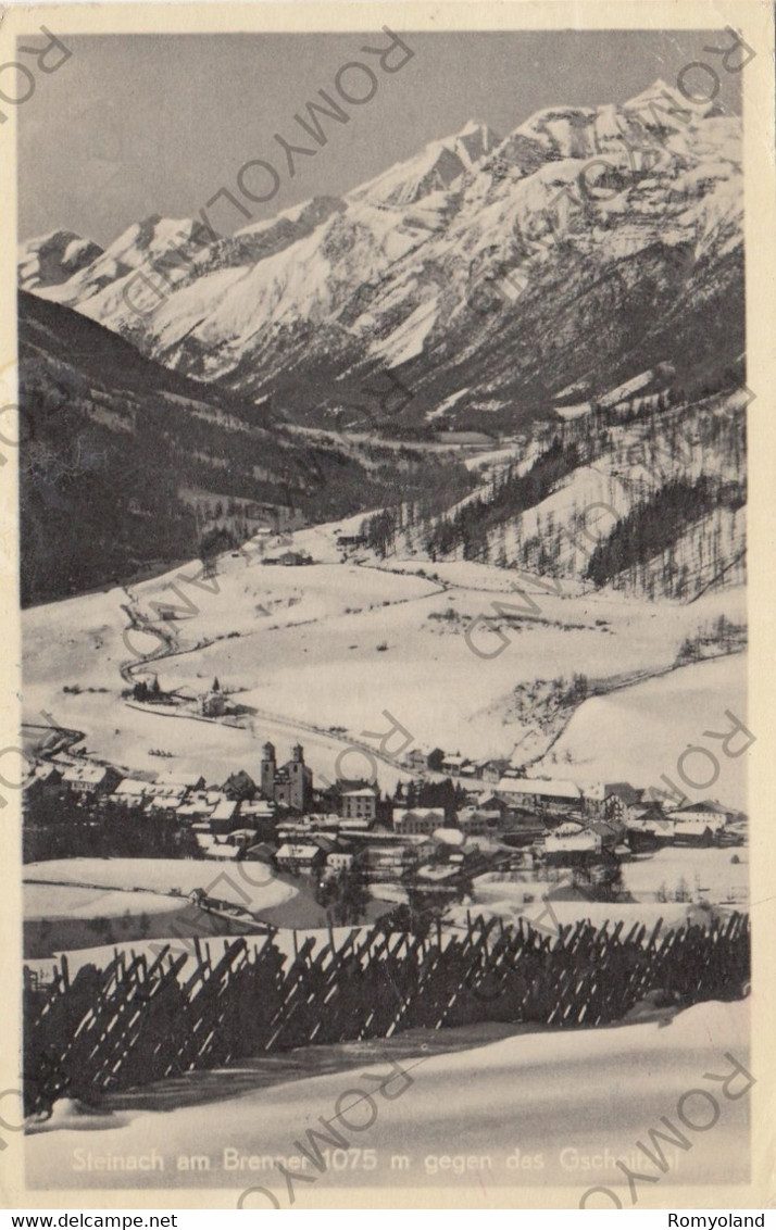 CARTOLINA  STEINACH Am BRENNER M.1075,TIROLO,AUSTRIA,GEGEN DES GSCHNITZTAL,VIAGGIATA 1953 - Steinach Am Brenner