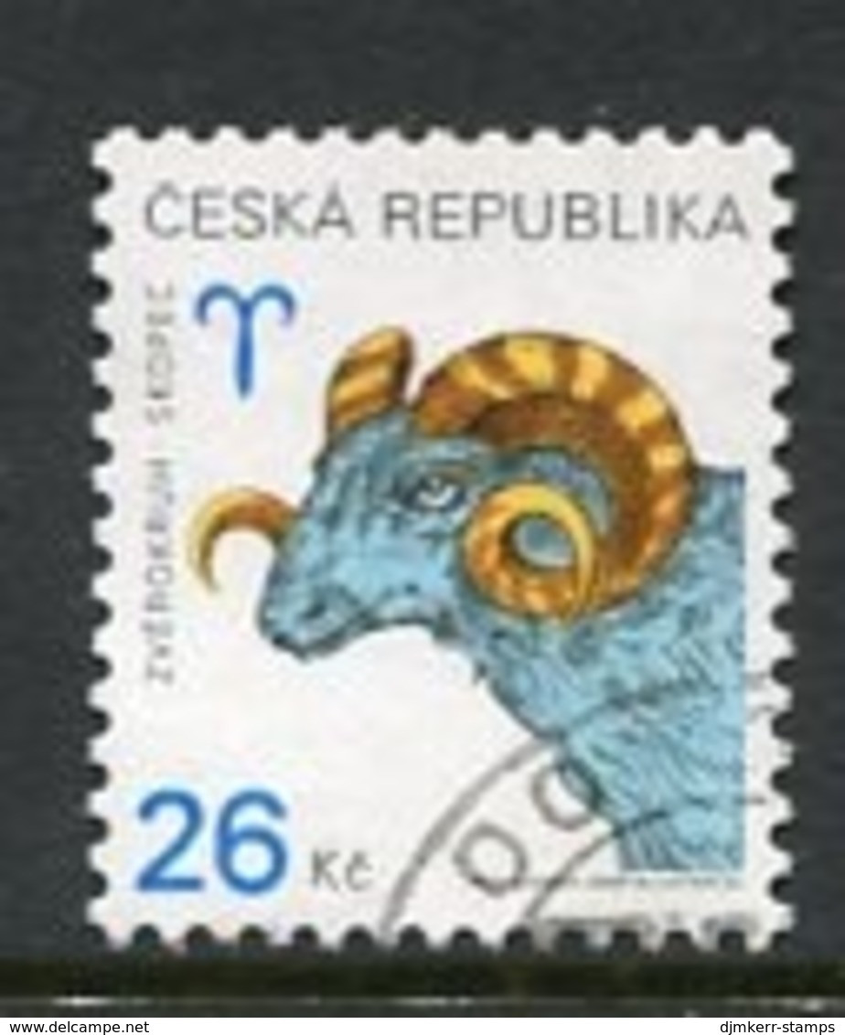 CZECH REPUBLIC 2003 Zodiac Definitive 26 Kc Used.  Michel 349 - Oblitérés
