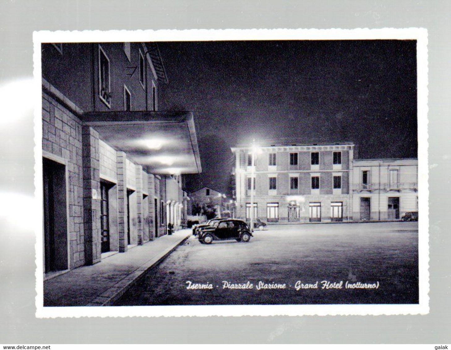 164  ISERNIA  Piazzale Stazione Grand Hotel Notturno - Isernia