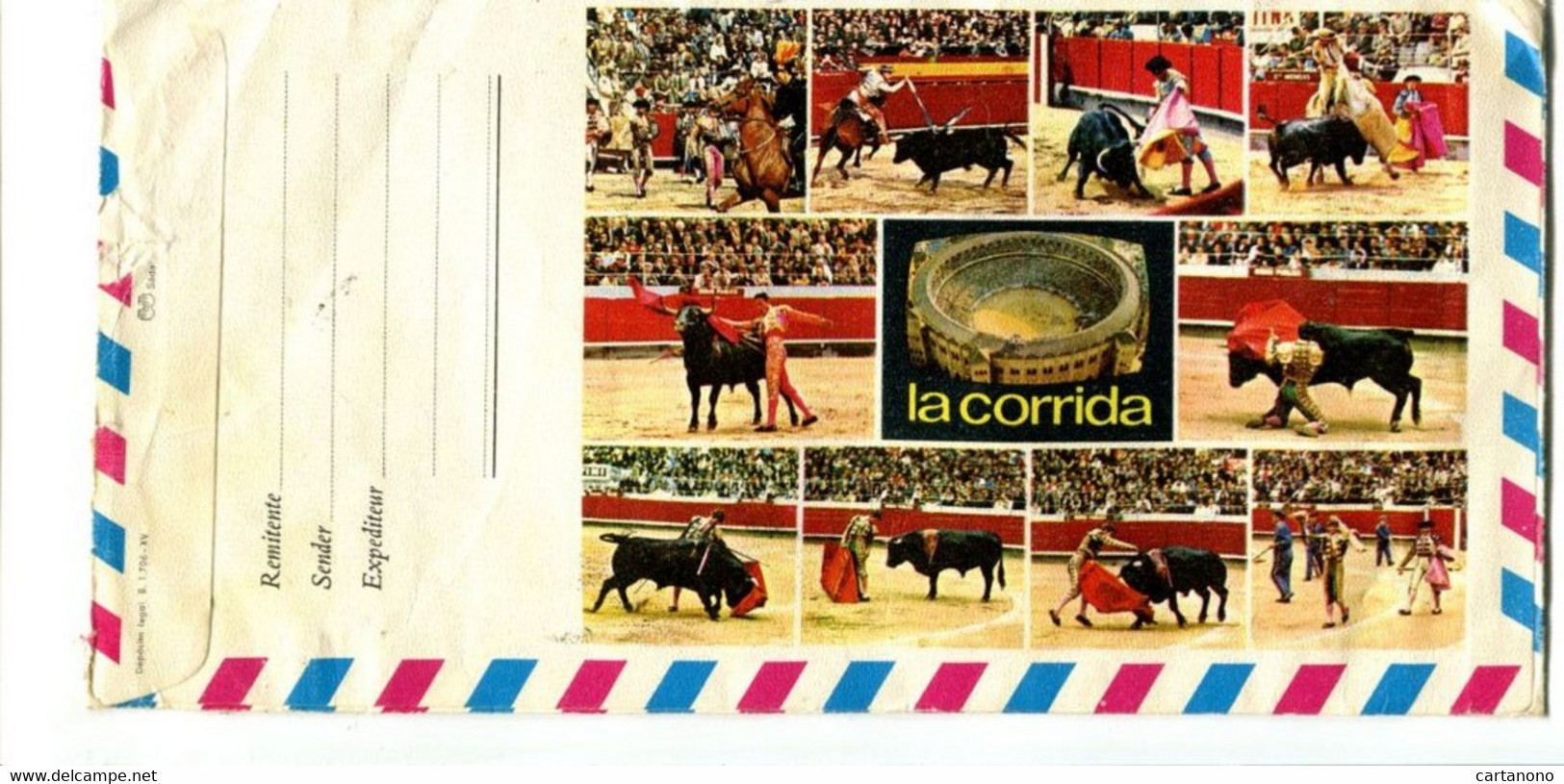 ESPAGNE - Affranchissement Divers Sur Enveloppe Illustrée - Tauromachie Corrida - Other & Unclassified