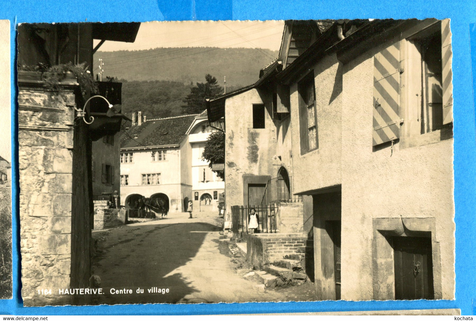N14-114, Hauterive, Centre Du Village, 1164, 166, John Dubois, Non Circulée - Hauterive