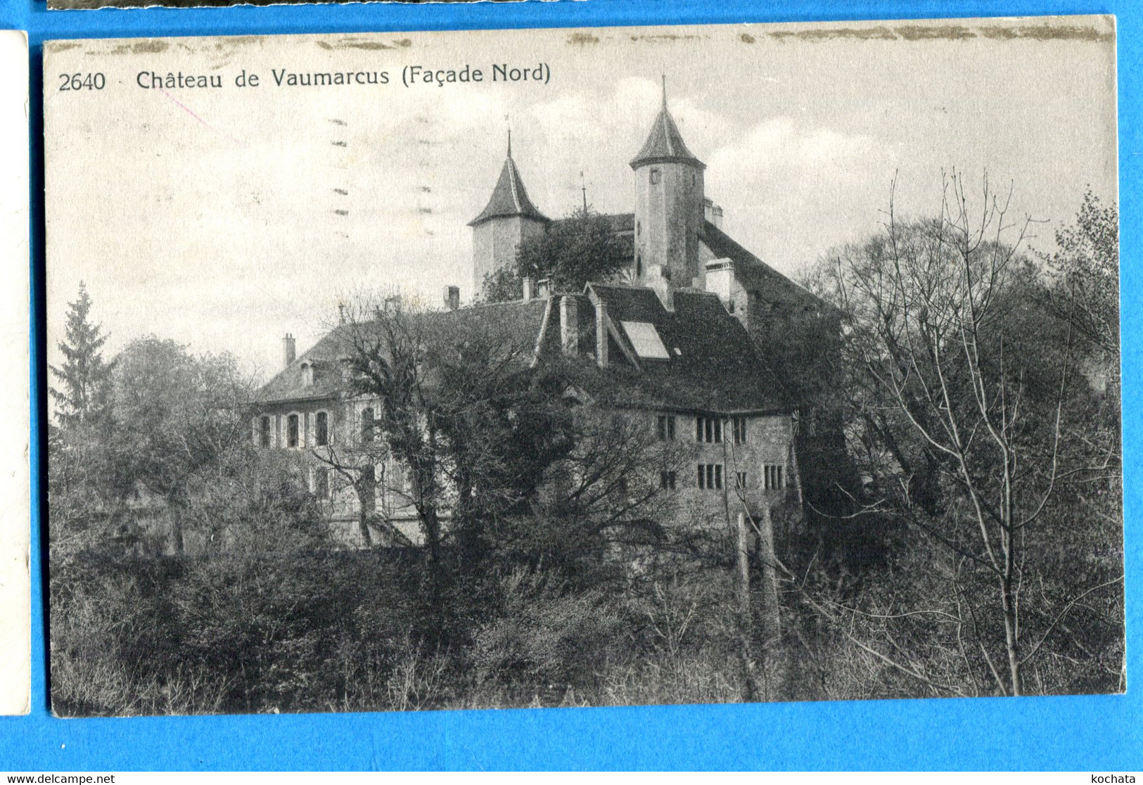 N14-119, Château De Vaumarcus, 2640, Phototypie, Circulée 1922 - Vaumarcus