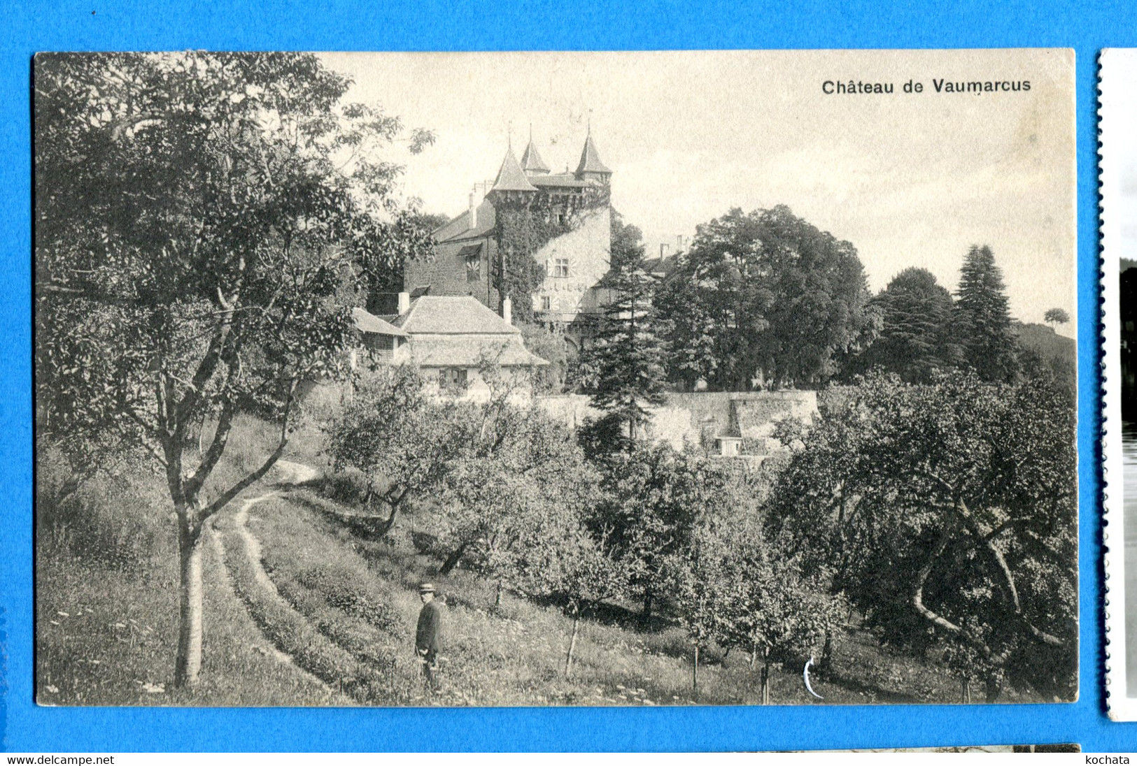 N14-124, Vaumarcus, Château, Perrochet-Matile, Circulée 1917 - Vaumarcus