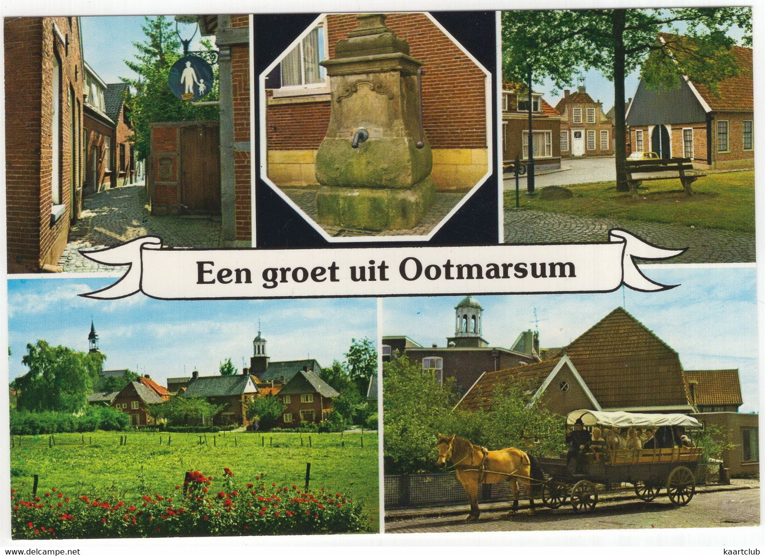 Een Groet Uit Ootmarsum - (Overijssel, Nederland/Holland) O.a. Huifkar -  Nr. L 3113 - Ootmarsum
