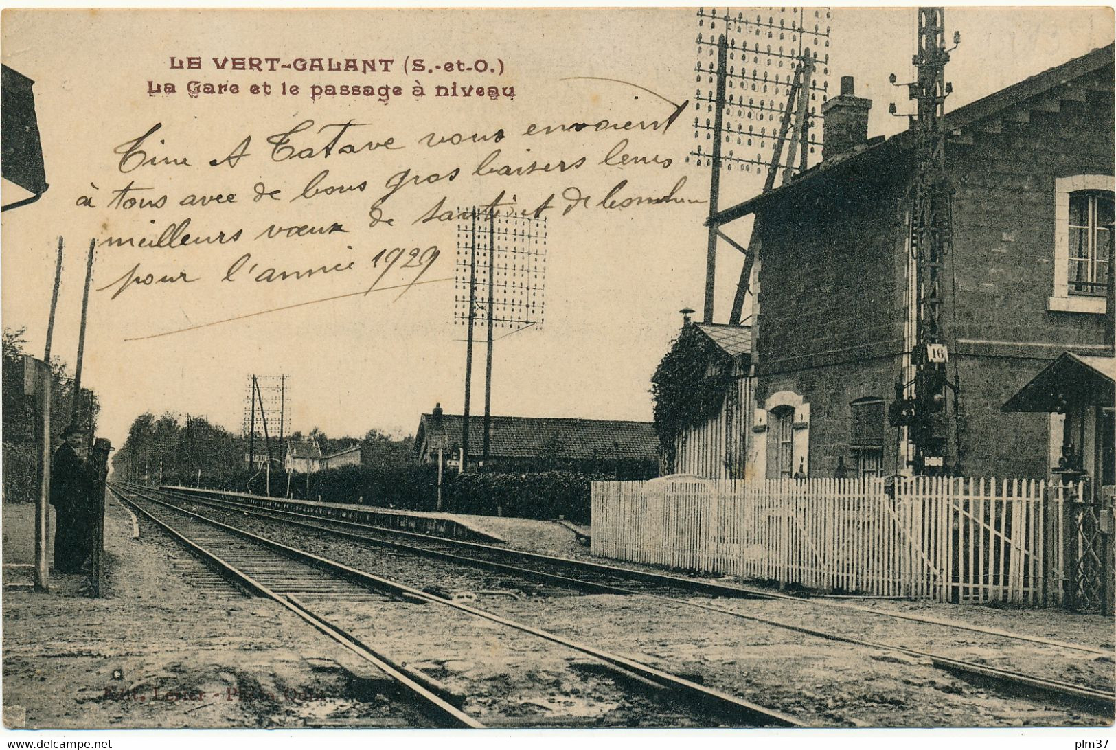 LE VERT GALANT - La Gare Et Le Passage à Niveau - Tremblay En France