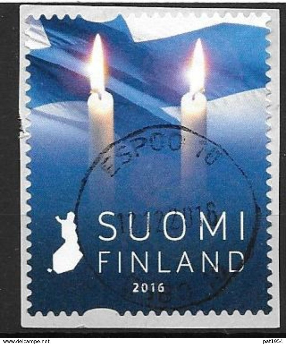 Finlande 2016 Timbre Oblitéré Bougies - Oblitérés